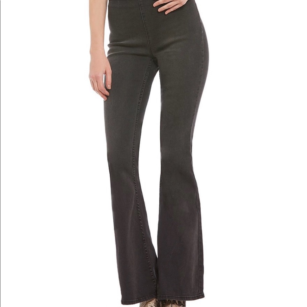 Black denim Penny Flare Jean Free People